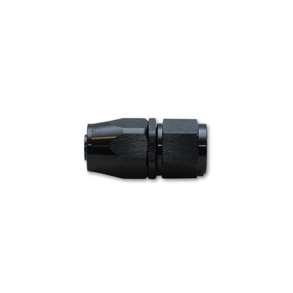 Vibrant VIBRANT 21006 -6 An Straight Hose End Fitting; Black V32-21006